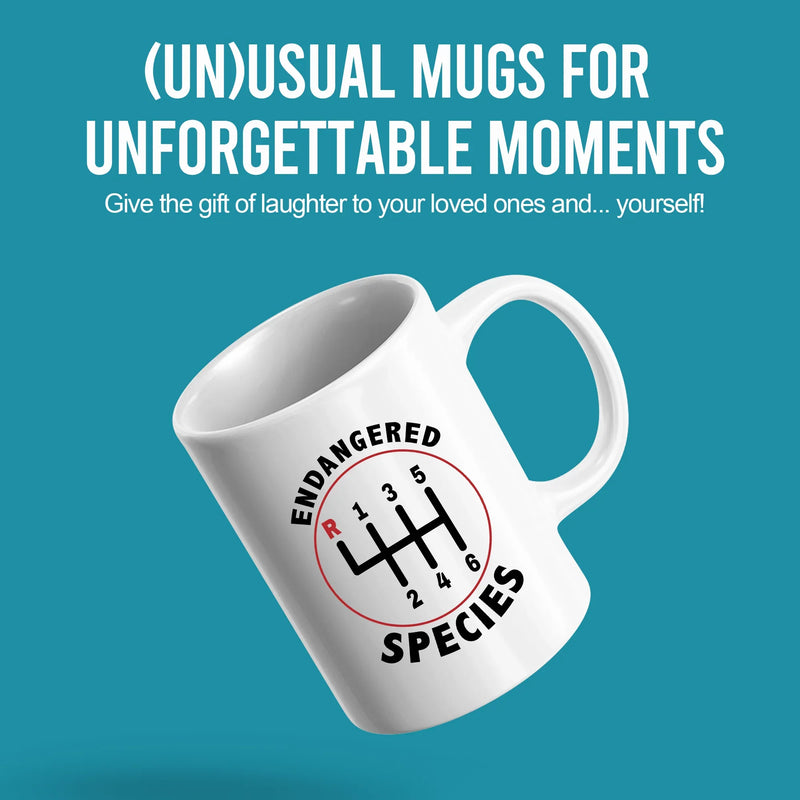 Endangered Species Ceramic Mug 11 oz White - Panvola