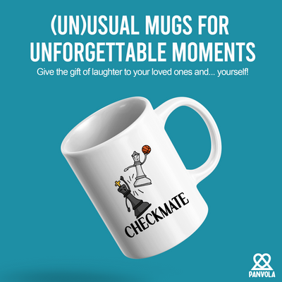 Checkmate Chess  Ceramic Mug 11 oz White