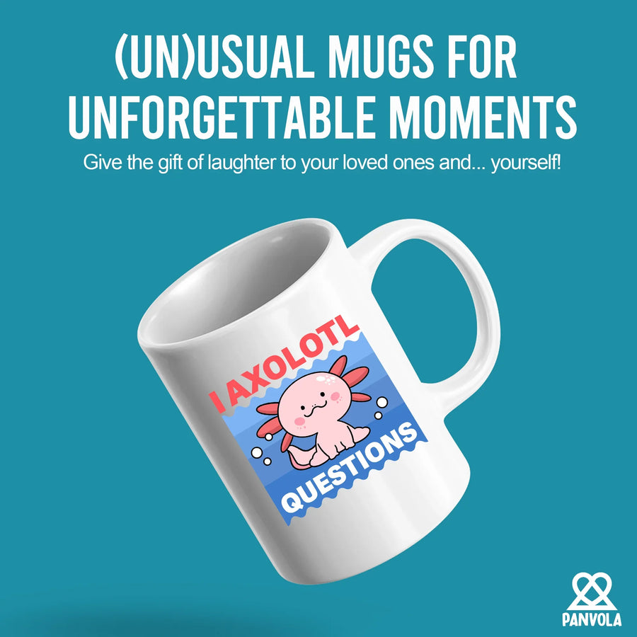 I Axolotl Questions Ceramic Mug 11 oz White, image 2 of 5
