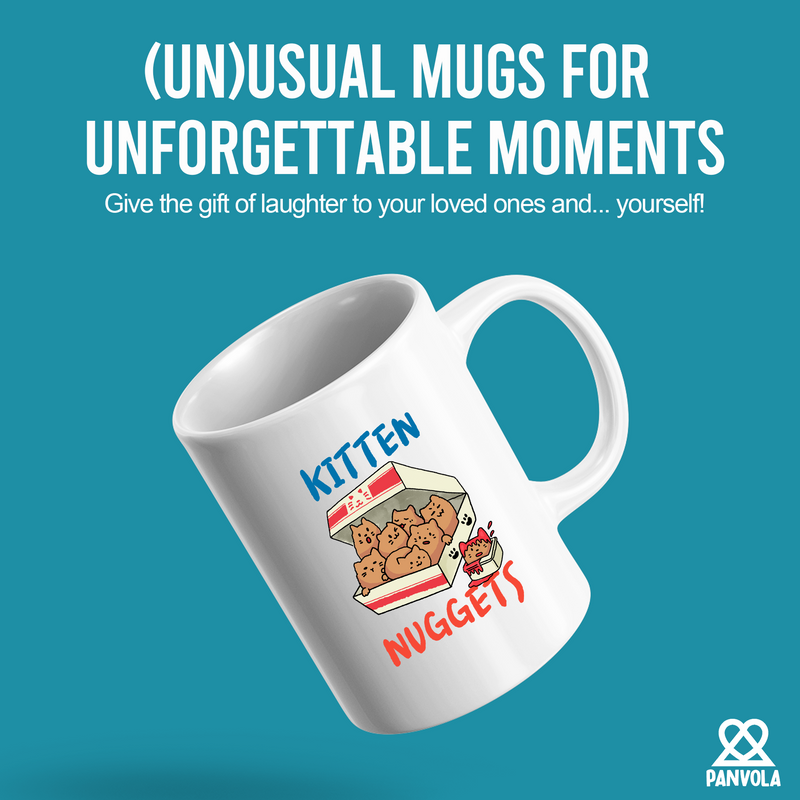 Kitten Nuggets Ceramic Mug 11 oz Whte