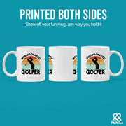 World's Okayest Golfer Golf Gifts Ceramic Mug 11 oz White - Panvola