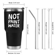 Not Paint Water Painter Artist Vacuum Insulated Stainless Steel Tumbler - Panvola
