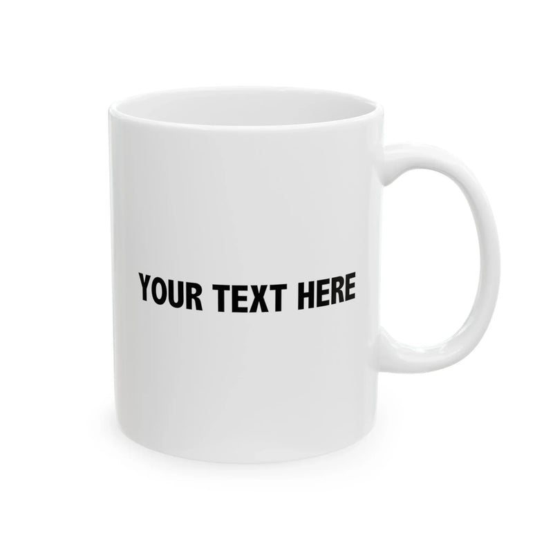 Personalized Mistakes Allow Thinking To Happen Ceramic Mug 11 oz White - Panvola