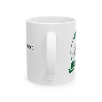 Personalized This Is How I Roll Golf Customized Ceramic Mug 11 oz White