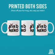 Bird Nerd Ceramic Mug 11 oz White - Panvola