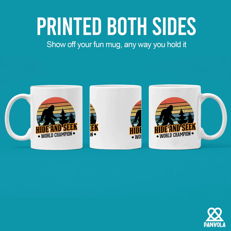 Hide And Seek Champion Ceramic Mug 11 oz White - Panvola