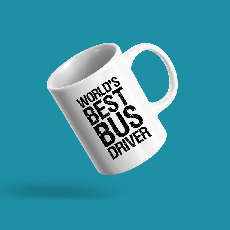 Worlds Best Bus Driver Coffee Mug 11 oz White.