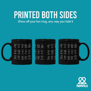 Algebra Dance Math Gifts Ceramic Mug 11 oz Black - Panvola