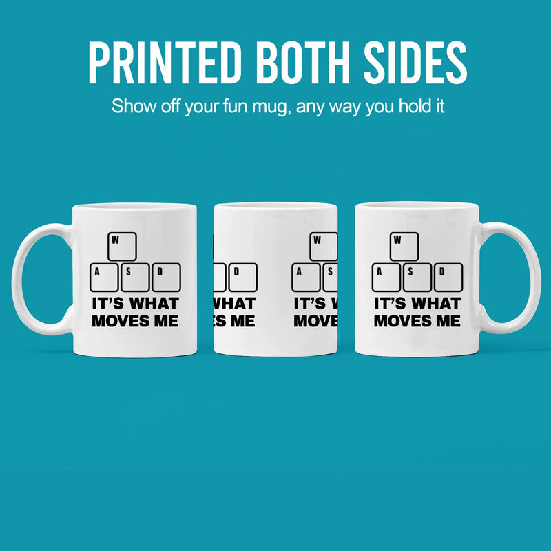 It’s What Moves Me Ceramic Mug 11 oz White - Panvola