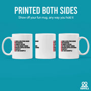 Leaders Acronym Ceramic Mug 11 oz White - Panvola
