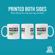 Master’s Degree Loading Please Wait Ceramic Mug 11 oz White - Panvola