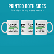 Lawyer in Progress Law Student Coffee Mug 11 oz White.