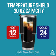 Therapy Is Expensive Wind Is Free Motorcycle Gifts Vacuum Insulated Tumbler 30 oz Black - Panvola
