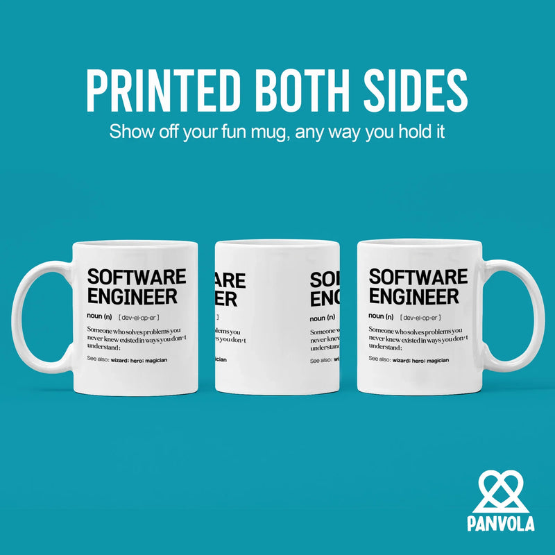 Software Engineer Definition Mug 11 oz White - Panvola