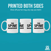 The Spine Whisperer Ceramic Mug 11 oz White - Panvola
