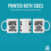 Straight Outta The Penalty Box Ceramic Mug 11 oz White - Panvola