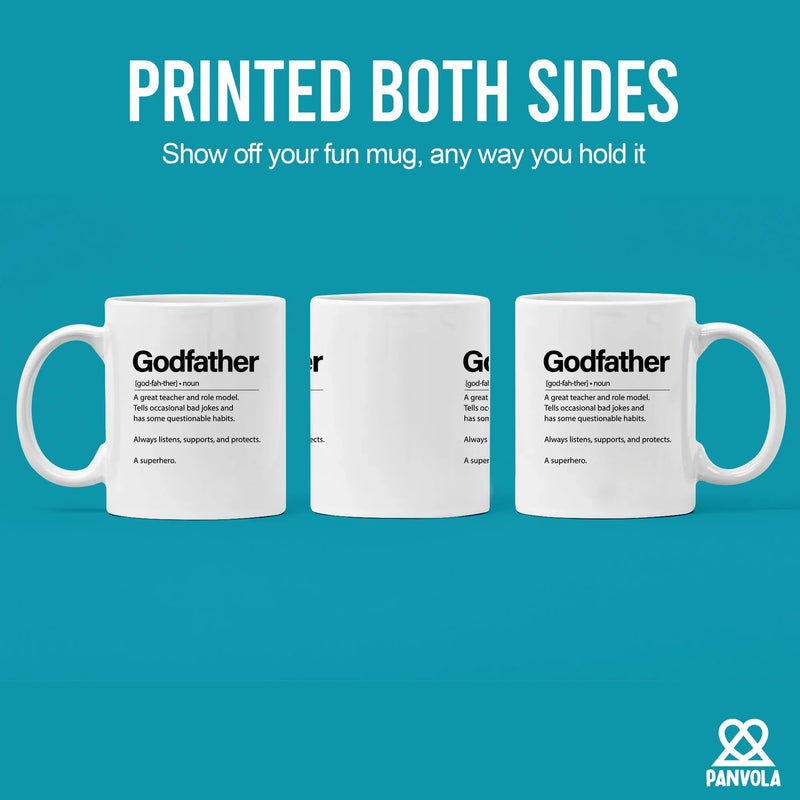 Godfather Definition Mug 11 oz White - Panvola