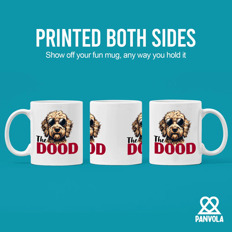 The Dood Goldendoodle Lover Gifts Ceramic Mug 11 oz White - Panvola