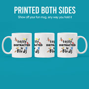Easily Distracted By Birds Ceramic Mug 11 oz White - Panvola