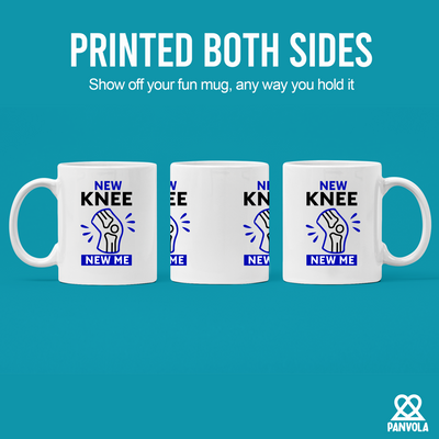 New Knee New Me Ceramic Mug 11 oz White