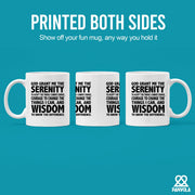 God Grant Me The Serenity Prayer Coffee Mug 11 oz White - Panvola