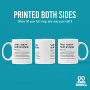Shit Show Supervisor Definition Mug Coworker Gift Ceramic Cup 11 oz White.