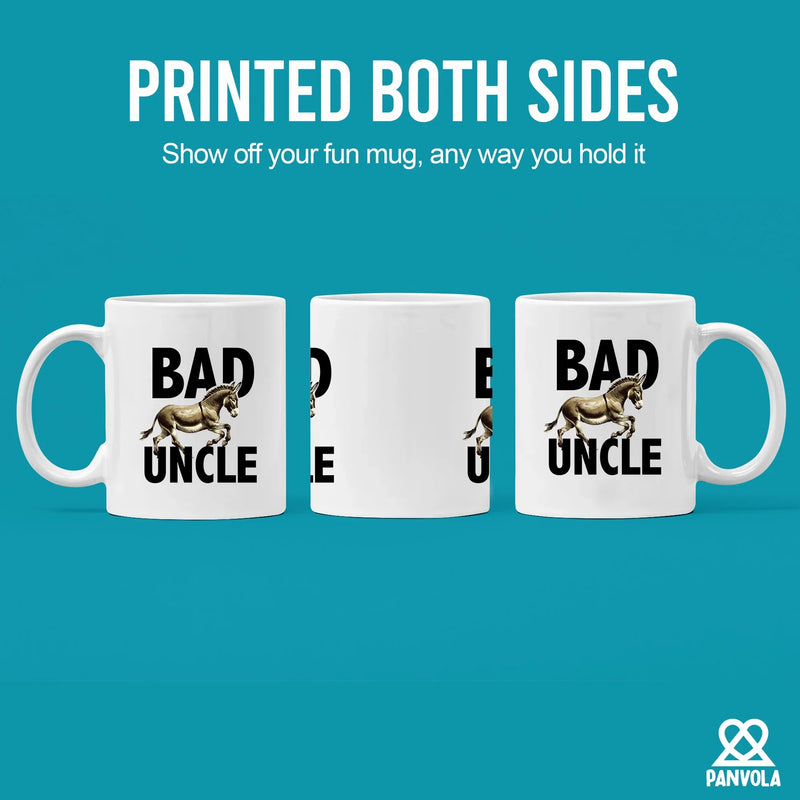 Bad Uncle Ceramic Mug 11 oz White - Panvola