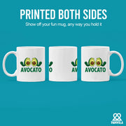 Avocato Ceramic Mug 11 oz White - Panvola