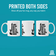I May Be Old But I Got To See All The Cool Bands Ceramic Mug 11 oz White - Panvola