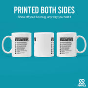 Understanding Engineers Ceramic Mug 11 oz White - Panvola