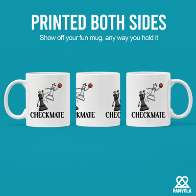 Checkmate Chess  Ceramic Mug 11 oz White