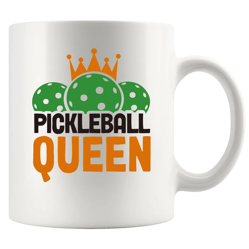 Pickleball Queen Ceramic Mug 11 oz White - Panvola