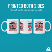 I'm A Dad Grandpa And Veteran Nothing Scares Me Ceramic Mug 11 oz White - Panvola