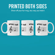 What the F Ceramic Mug 11 oz White - Panvola
