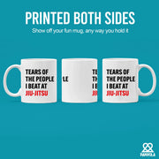 Tears Of The People I Beat At Jiu-Jitsu Ceramic Mug 11 oz White - Panvola