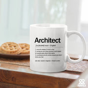 Architect Definition Ceramic Mug 11 oz white - Panvola