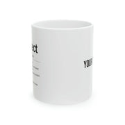 Personalized Architect Definition Customized Ceramic Mug 11 oz White - Panvola