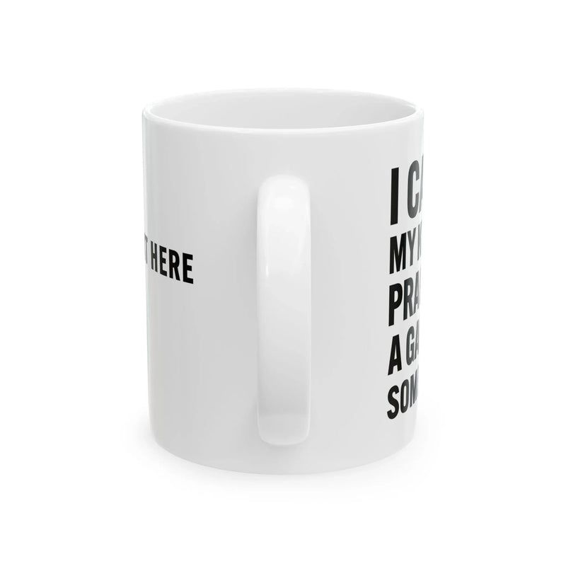 Personalized I Can’t My Kid Has Practice Customized Ceramic Mug 11 oz White - Panvola