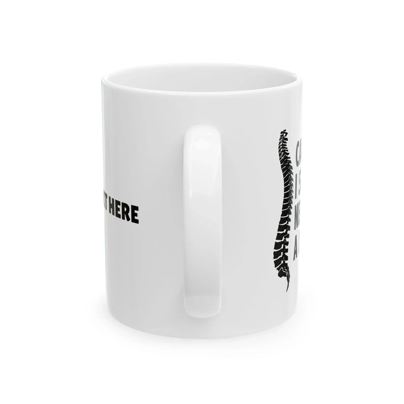 Personalized Careful I Snap Necks For A Living Ceramic Mug 11 oz White - Panvola