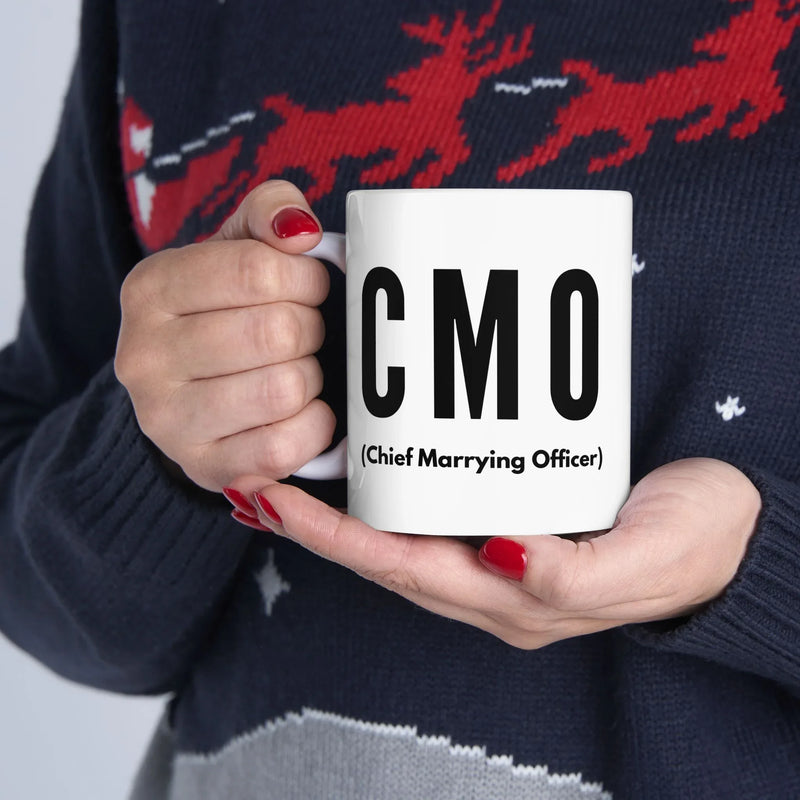 Personalized Chief Marrying Officer CMO Minister Coffee Mug 11 oz - Panvola