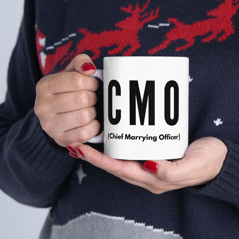 Personalized Chief Marrying Officer CMO Minister Coffee Mug 11 oz