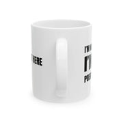 Personalized I’m Not Yelling, I’m Puerto Rican Ceramic Mug 11 oz White - Panvola