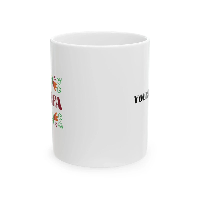 Personalized La Jefa Ceramic Mug 11 oz White - Panvola