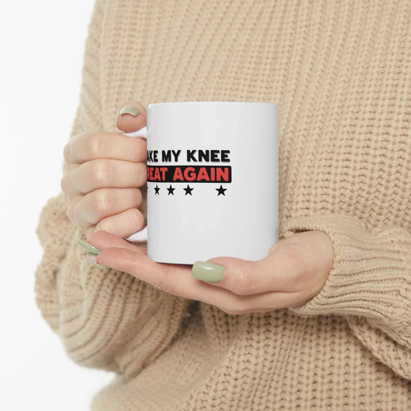 Personalized Make My Knee Great Again Customized Ceramic Mug 11 oz White - Panvola