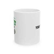 Personalized It's Racket Science Ceramic Mug 11 oz White - Panvola