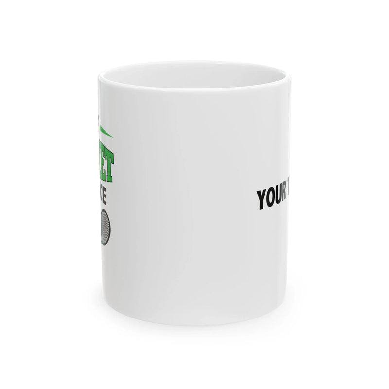 Personalized It's Racket Science Ceramic Mug 11 oz White - Panvola