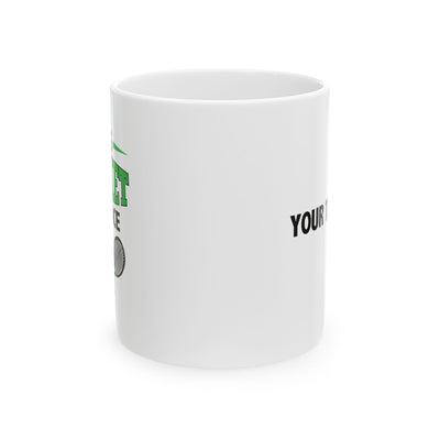 Personalized It's Racket Science Ceramic Mug 11 oz White