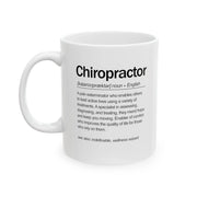 Personalized Chiropractor Definition Customized Ceramic Mug 11 oz White - Panvola