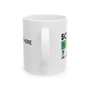 Personalized Science Teacher Customized Ceramic Mug 11 oz White.