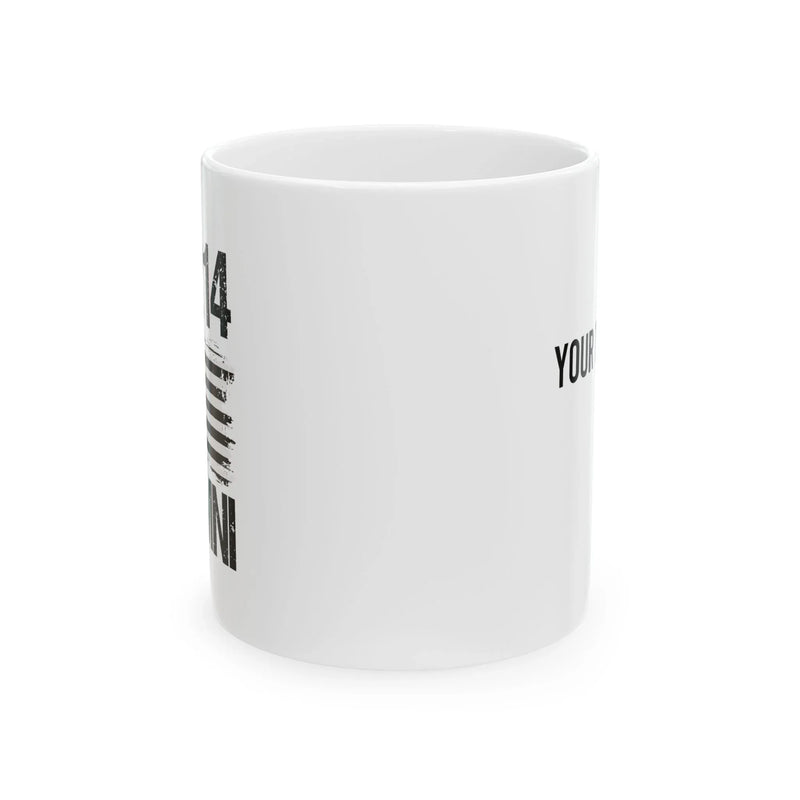 Personalized DD214 Alumni Customized Ceramic Mug 11 oz White - Panvola